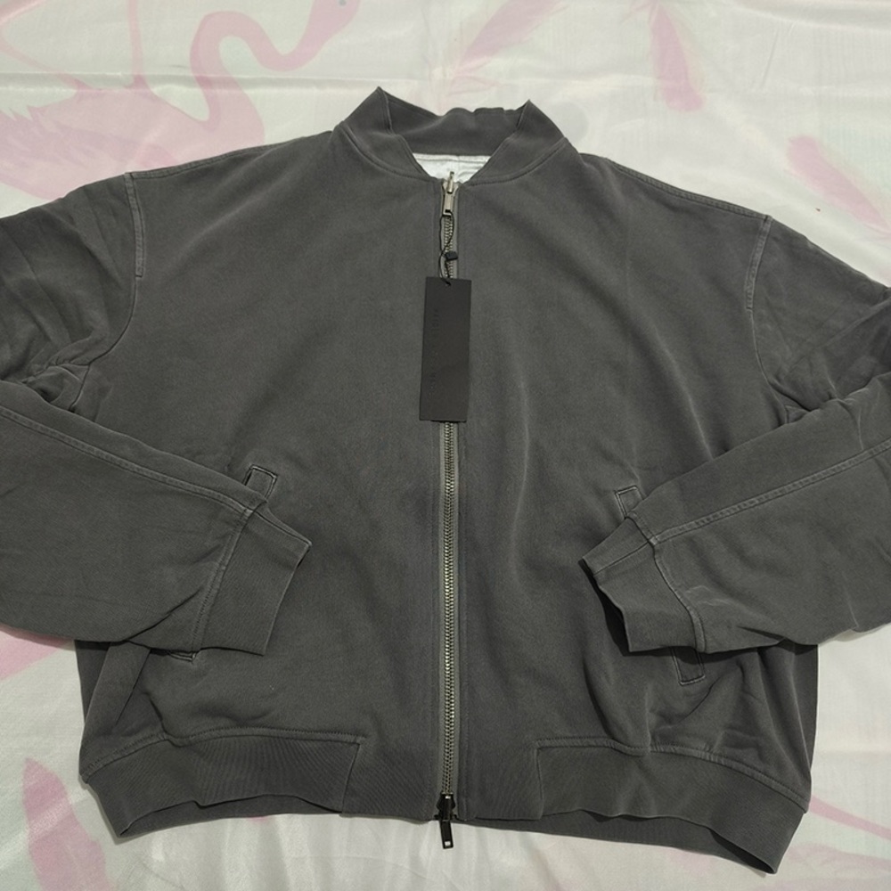 Haider Ackermann Dark Gray Zip-Up Jacket